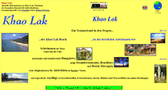 Desktop Screenshot of khaolakbeach.de